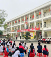 Trường THCS Nguyễn Đức Lượng rực rỡ cờ đỏ sao vàng trong những ngày kỷ niệm 50 năm Ngày Giải phóng miền Nam, thống nhất đất nước