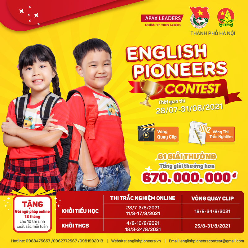 Cuộc thi "English Pioneers Contest" năm 2021