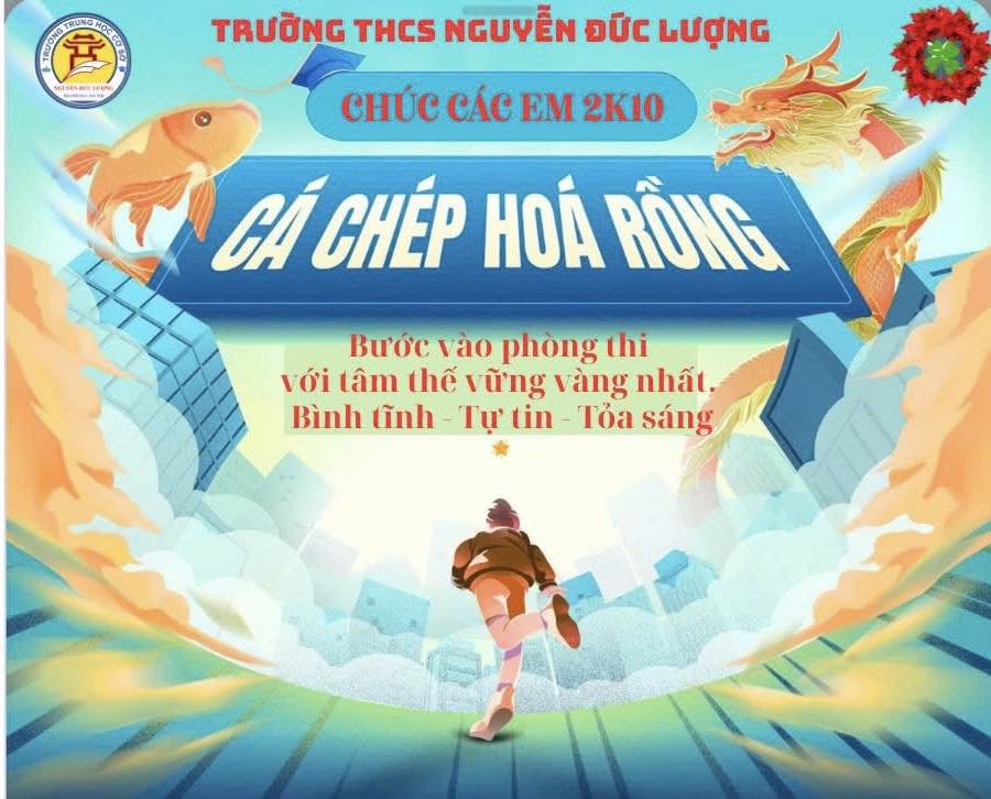 Chúc các em học sinh 2k10 vững vàng bước vào ngày thi đầu tiên!  ​